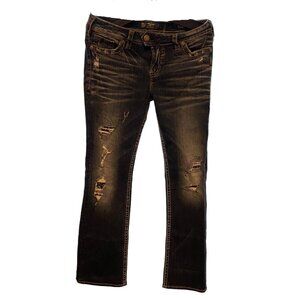 Silver Jeans Co. Tuesday Distressed Skinny Jeans